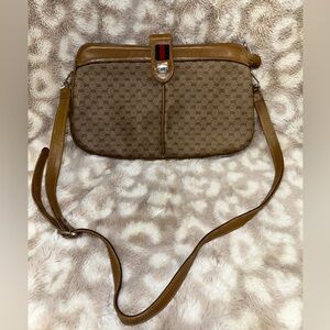 Vintage Gucci GG Plus Crossbody Bag